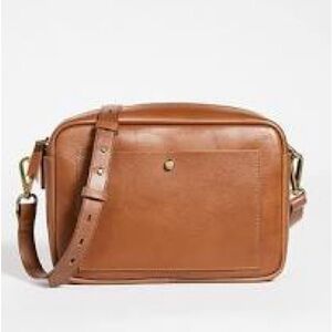 The Large Transport Camera Bag Madewell English Saddle Brown leather
